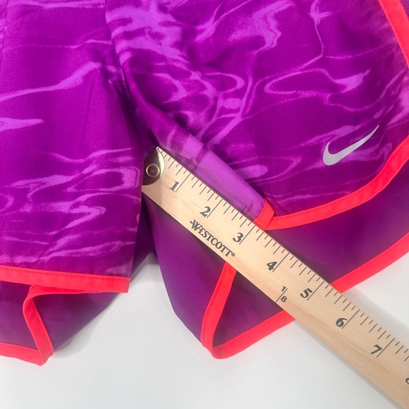 Nike Dri Fit Running Shorts Lined Women's Size Small Purple  orange accent - Picture 11 of 12